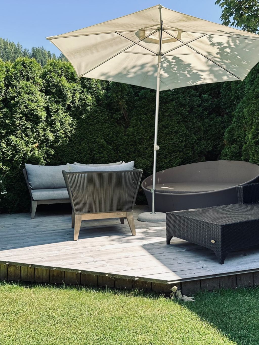 Ruheinsel im Aparhotel Steger