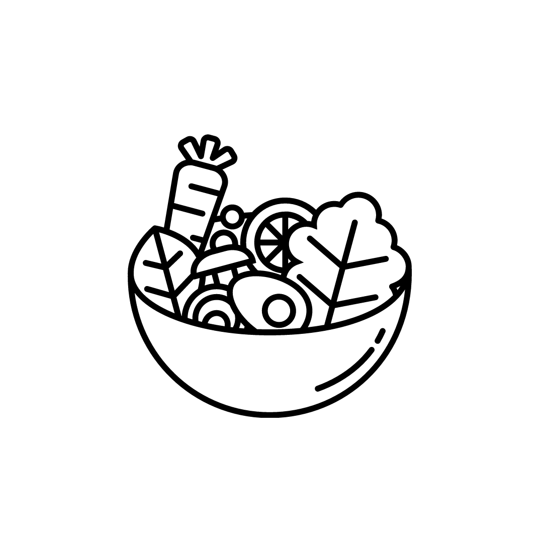 Fresh fruit, vegetables and healthy alternatives at the breakfast buffet