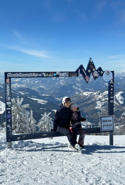 Skifahren freie Pisten